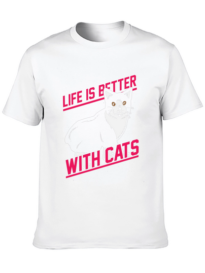 Life is Better With Cats Graphic Tee