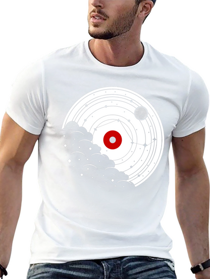 Cosmic Orbit T-Shirt - Celestial Graphic Tee