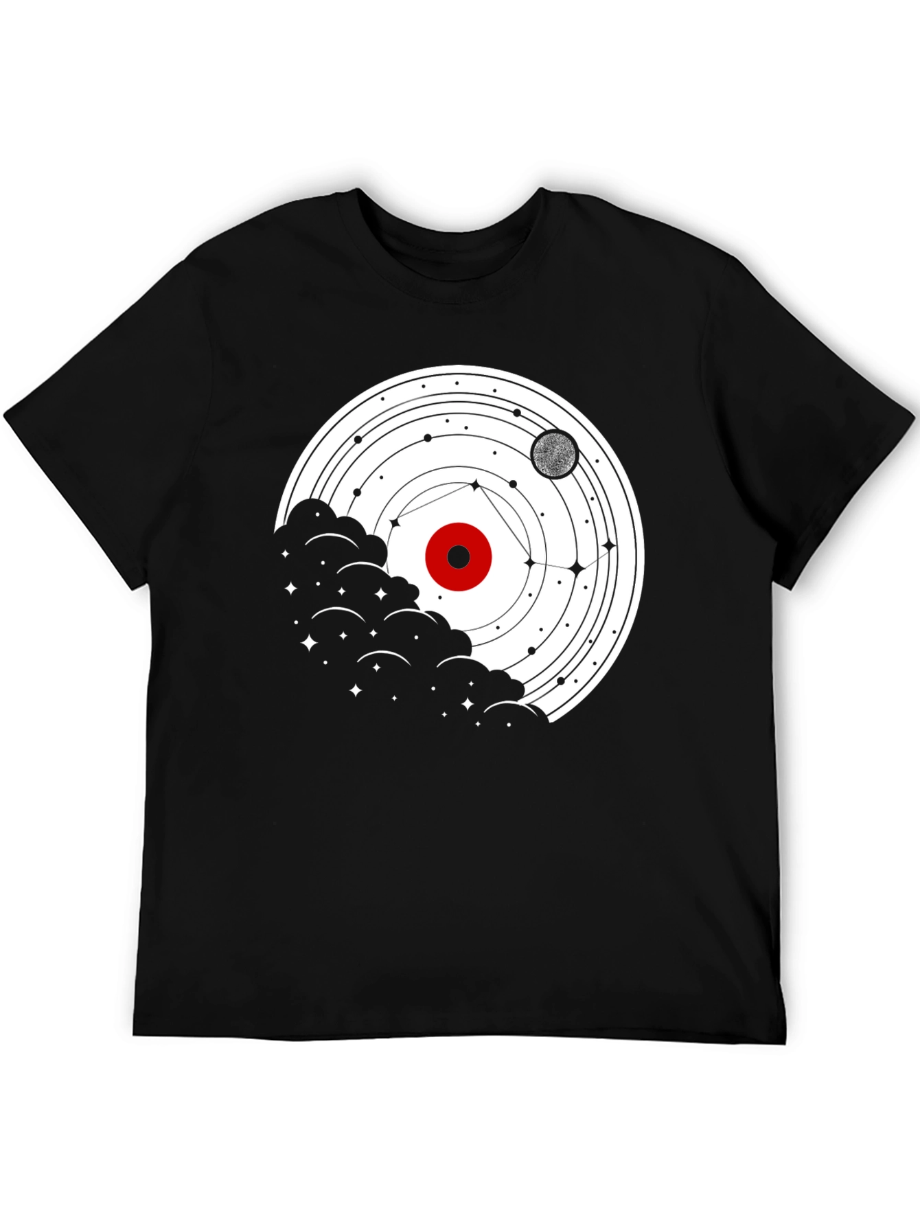 Cosmic Orbit T-Shirt - Celestial Graphic Tee
