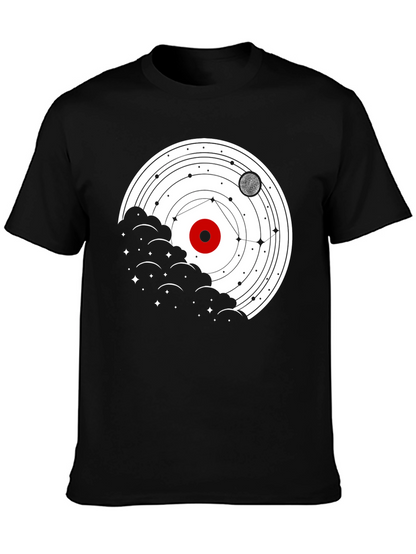 Cosmic Orbit T-Shirt - Celestial Graphic Tee