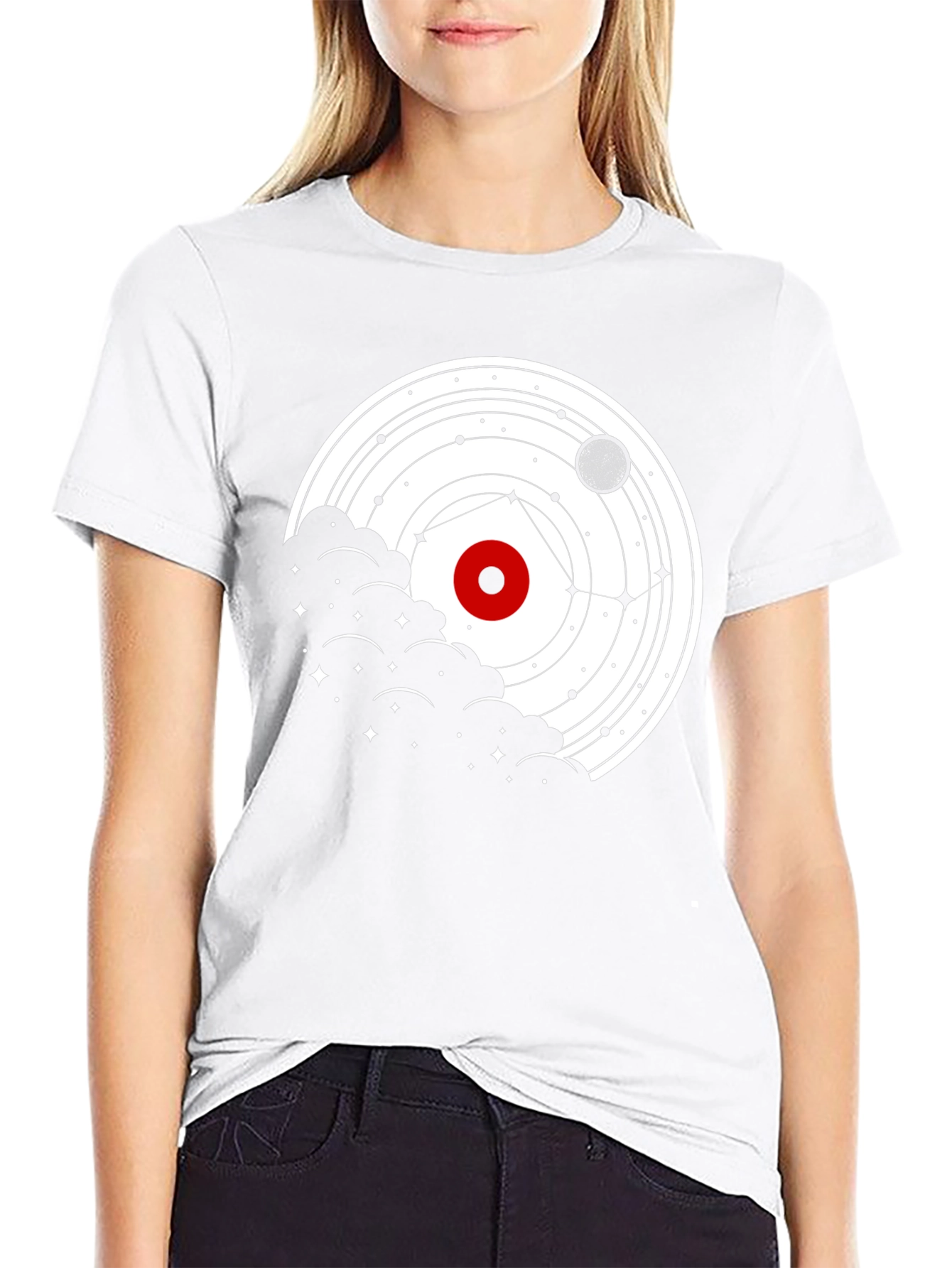 Cosmic Orbit T-Shirt - Celestial Graphic Tee