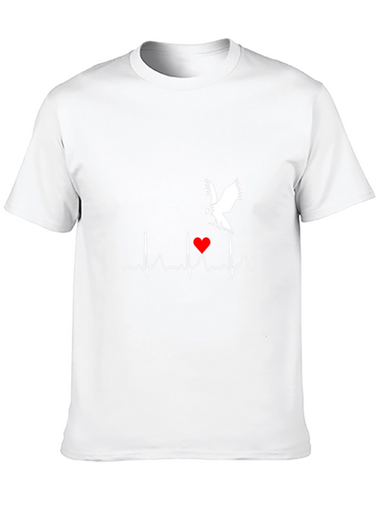 Heartbeat Eagle Graphic T-Shirt