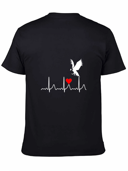 Heartbeat Eagle Graphic T-Shirt
