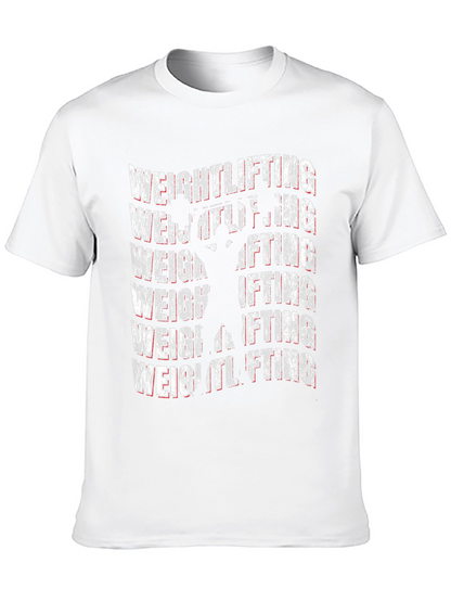 Weightlifting T-Shirt - Black Gym Workout Tee
