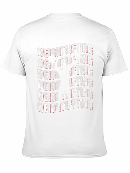 Weightlifting T-Shirt - Black Gym Workout Tee
