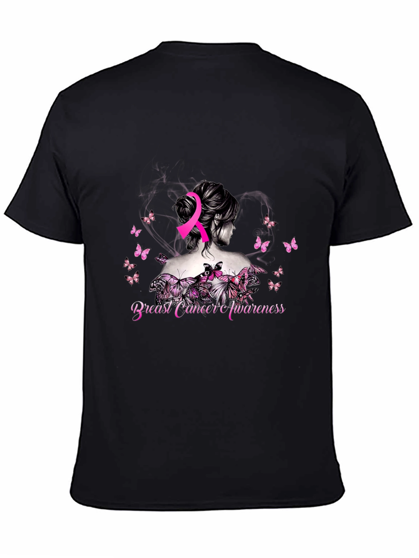 Breast Cancer Awareness Butterfly T-Shirt