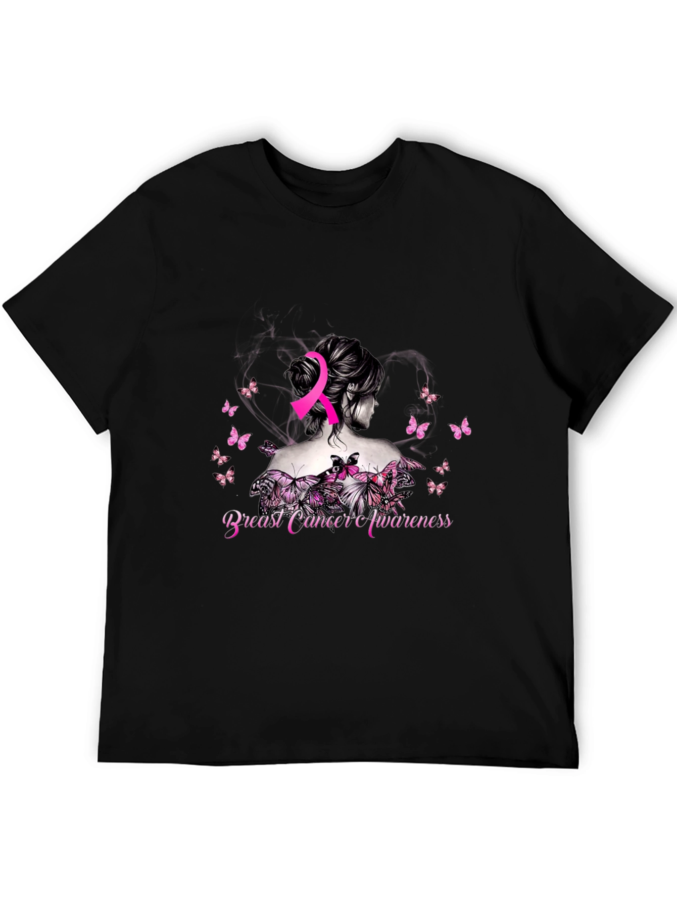 Breast Cancer Awareness Butterfly T-Shirt