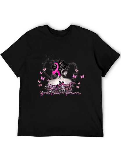Breast Cancer Awareness Butterfly T-Shirt