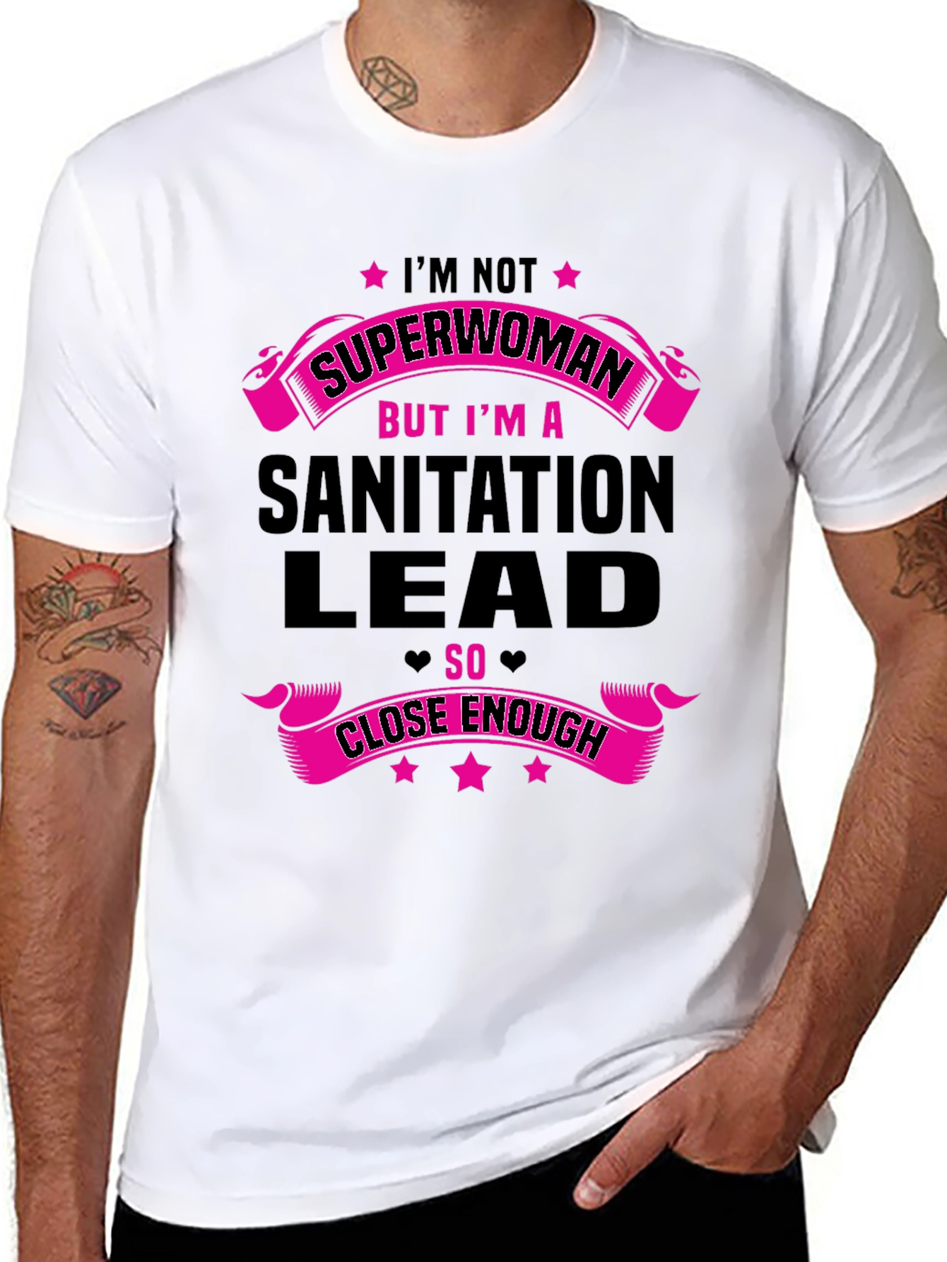 Sanitation Lead Superwoman T-Shirt