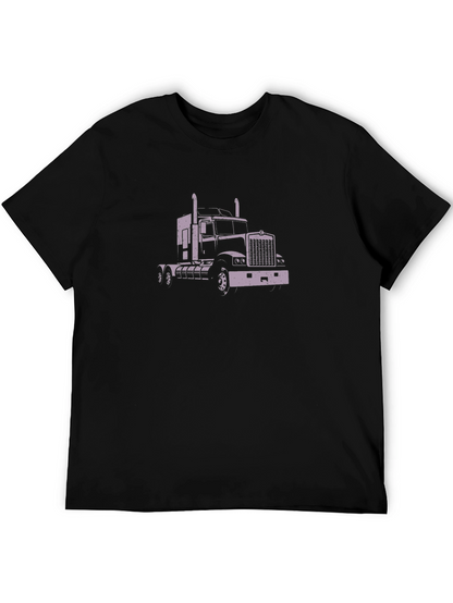 Trucker Style Black Tee