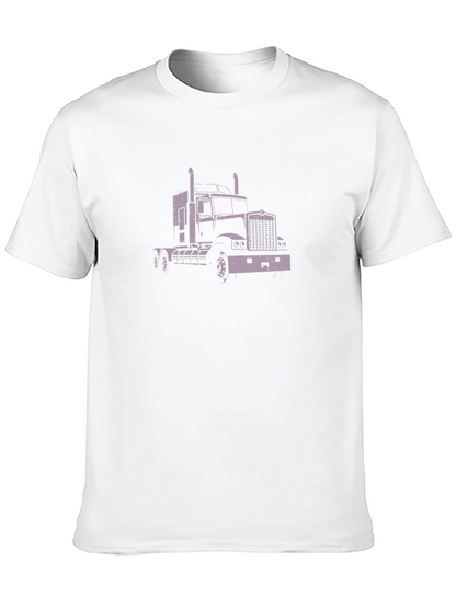 Trucker Style Black Tee