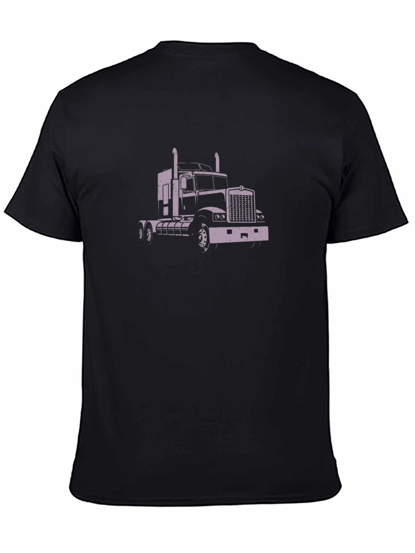 Trucker Style Black Tee