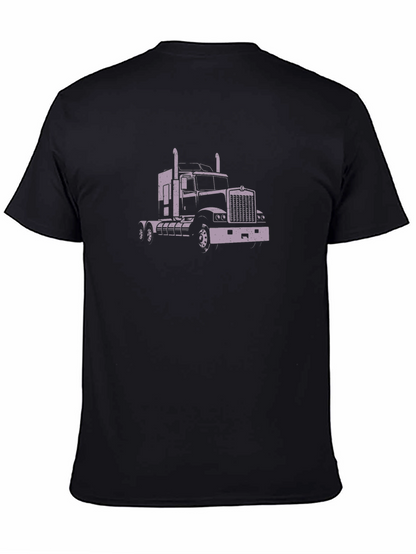 Trucker Style Black Tee