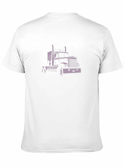 Trucker Style Black Tee
