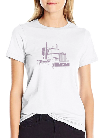 Trucker Style Black Tee