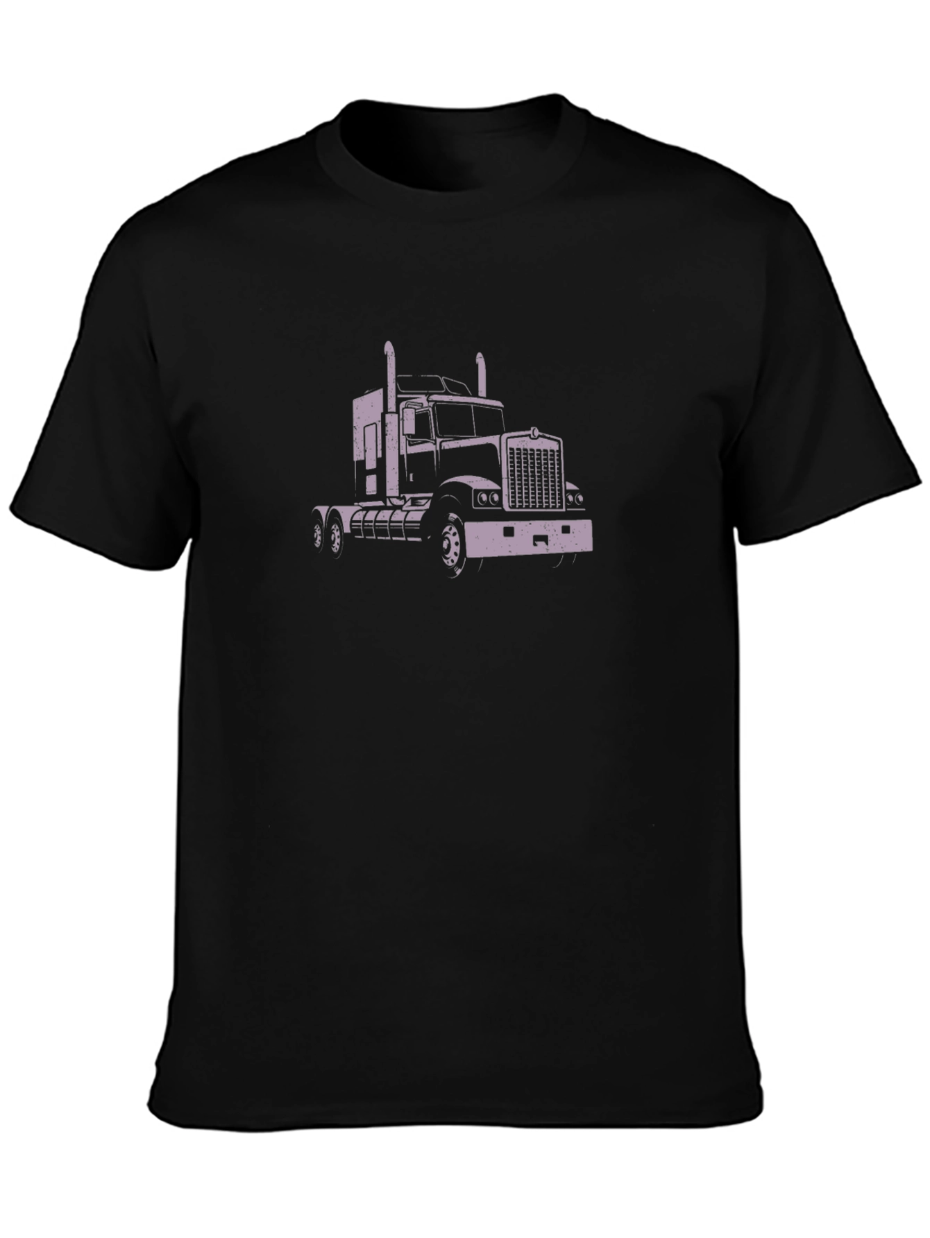 Trucker Style Black Tee