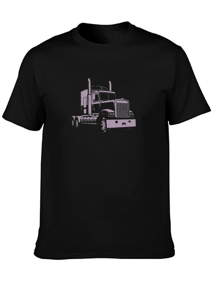 Trucker Style Black Tee