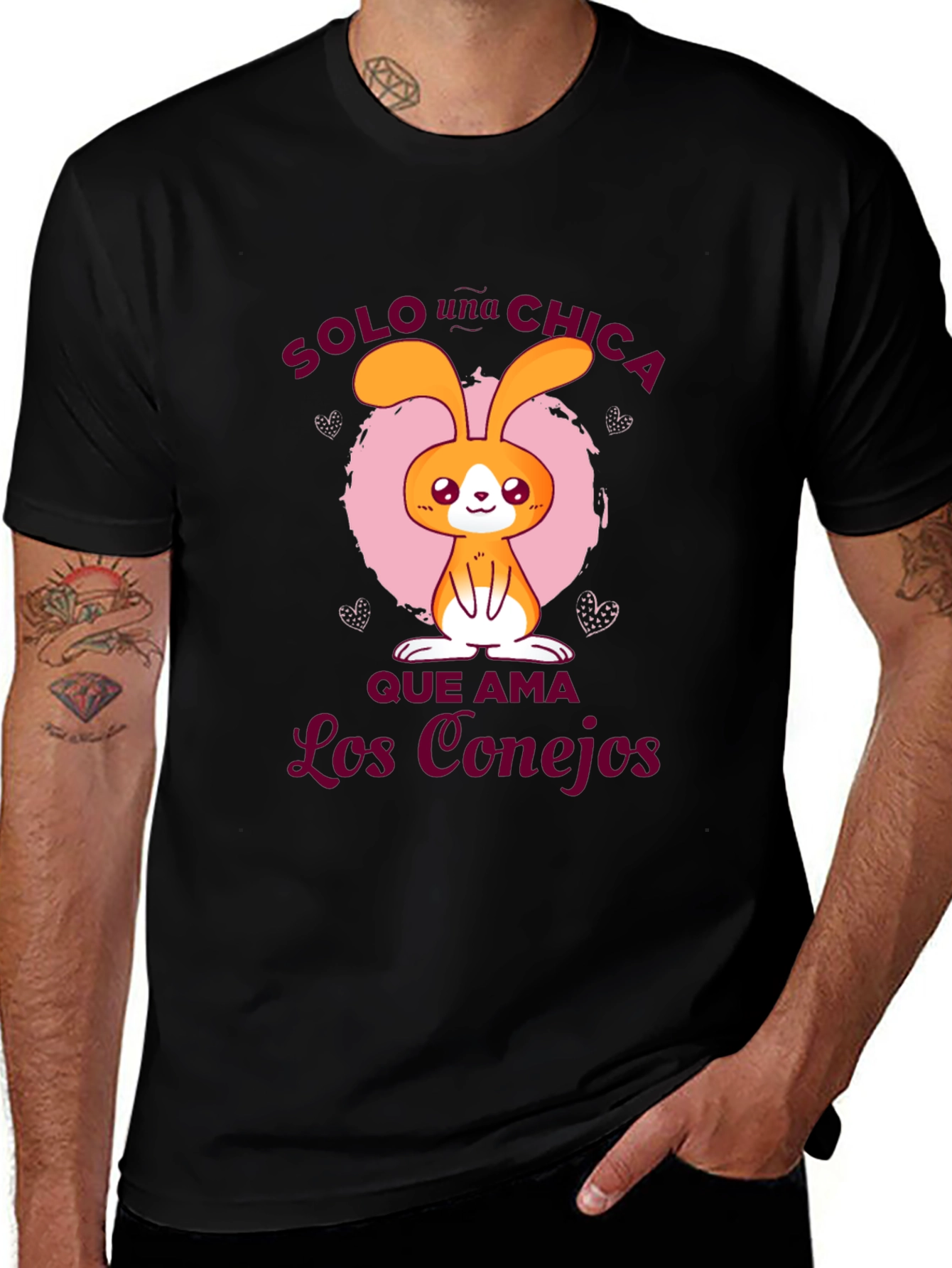 Rabbit Lover T-Shirt: Solo Una Chica