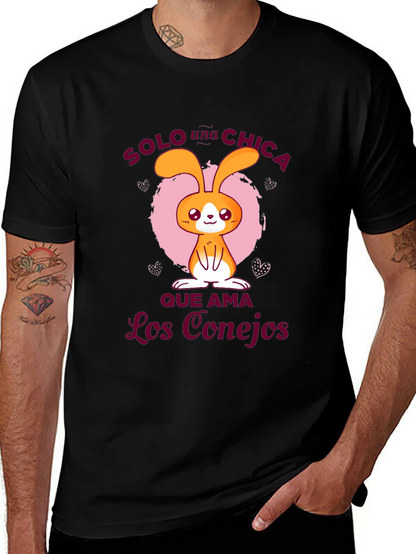Rabbit Lover T-Shirt: Solo Una Chica