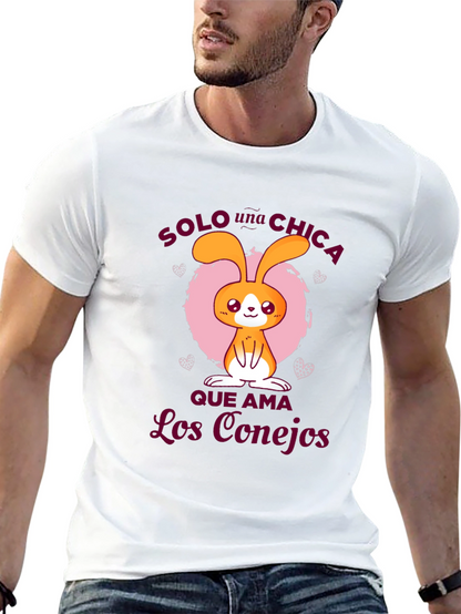 Rabbit Lover T-Shirt: Solo Una Chica