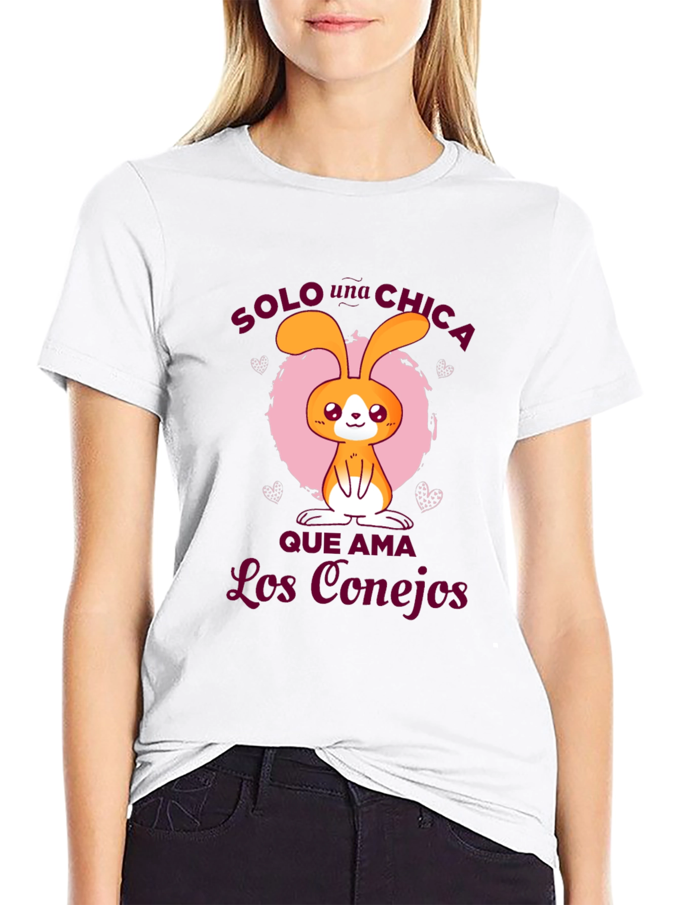 Rabbit Lover T-Shirt: Solo Una Chica