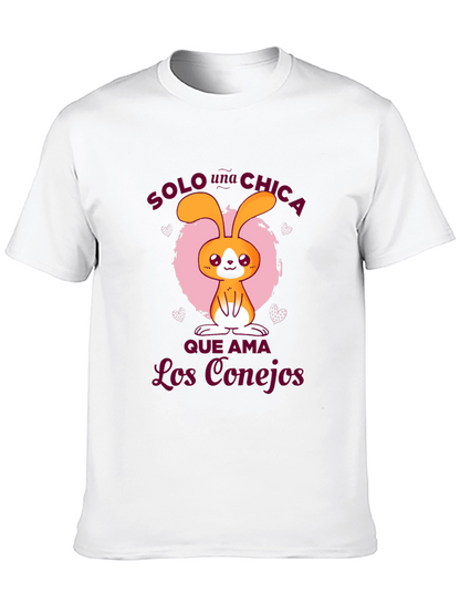 Rabbit Lover T-Shirt: Solo Una Chica
