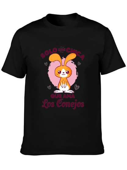 Rabbit Lover T-Shirt: Solo Una Chica
