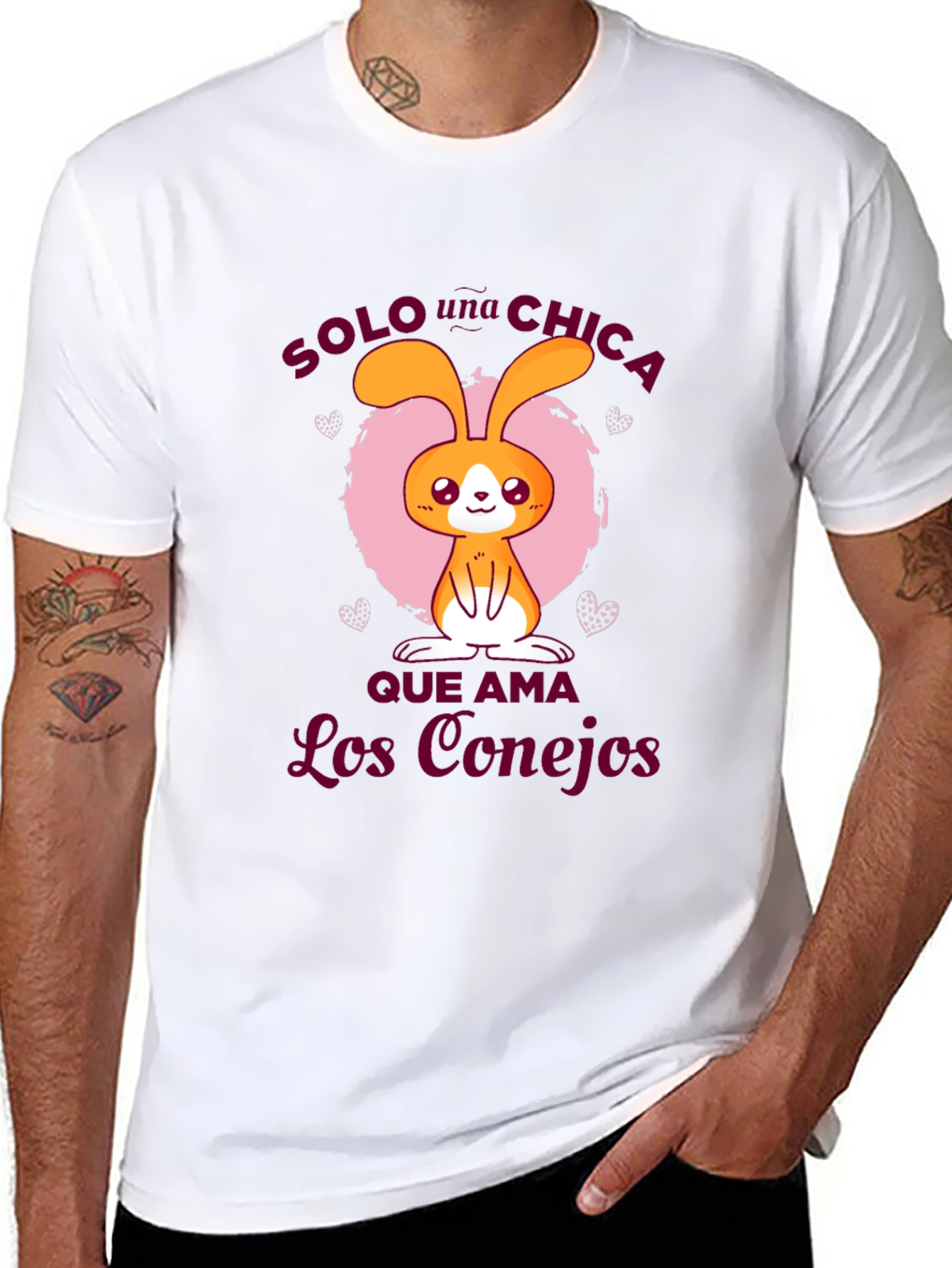 Rabbit Lover T-Shirt: Solo Una Chica