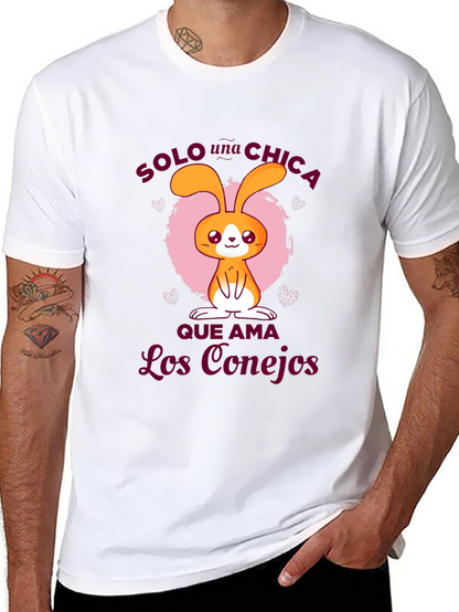 Rabbit Lover T-Shirt: Solo Una Chica