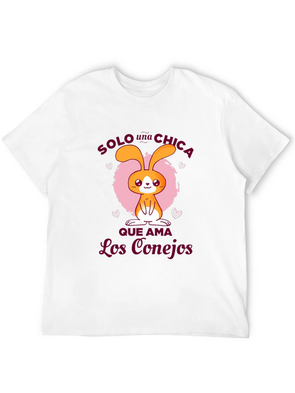 Rabbit Lover T-Shirt: Solo Una Chica