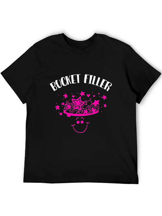 Bucket Filler Graphic Tee - Black