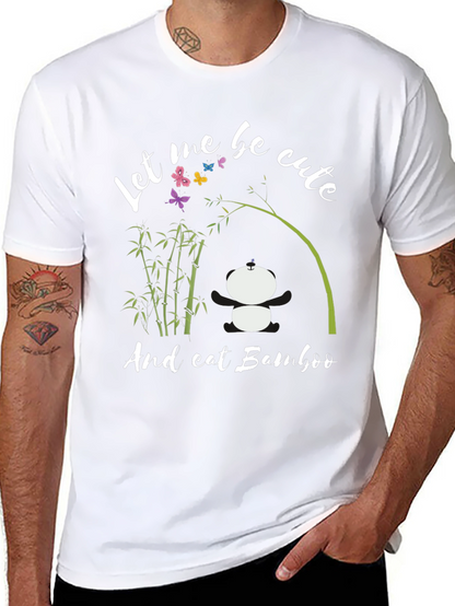 Cute Panda Bamboo T-Shirt