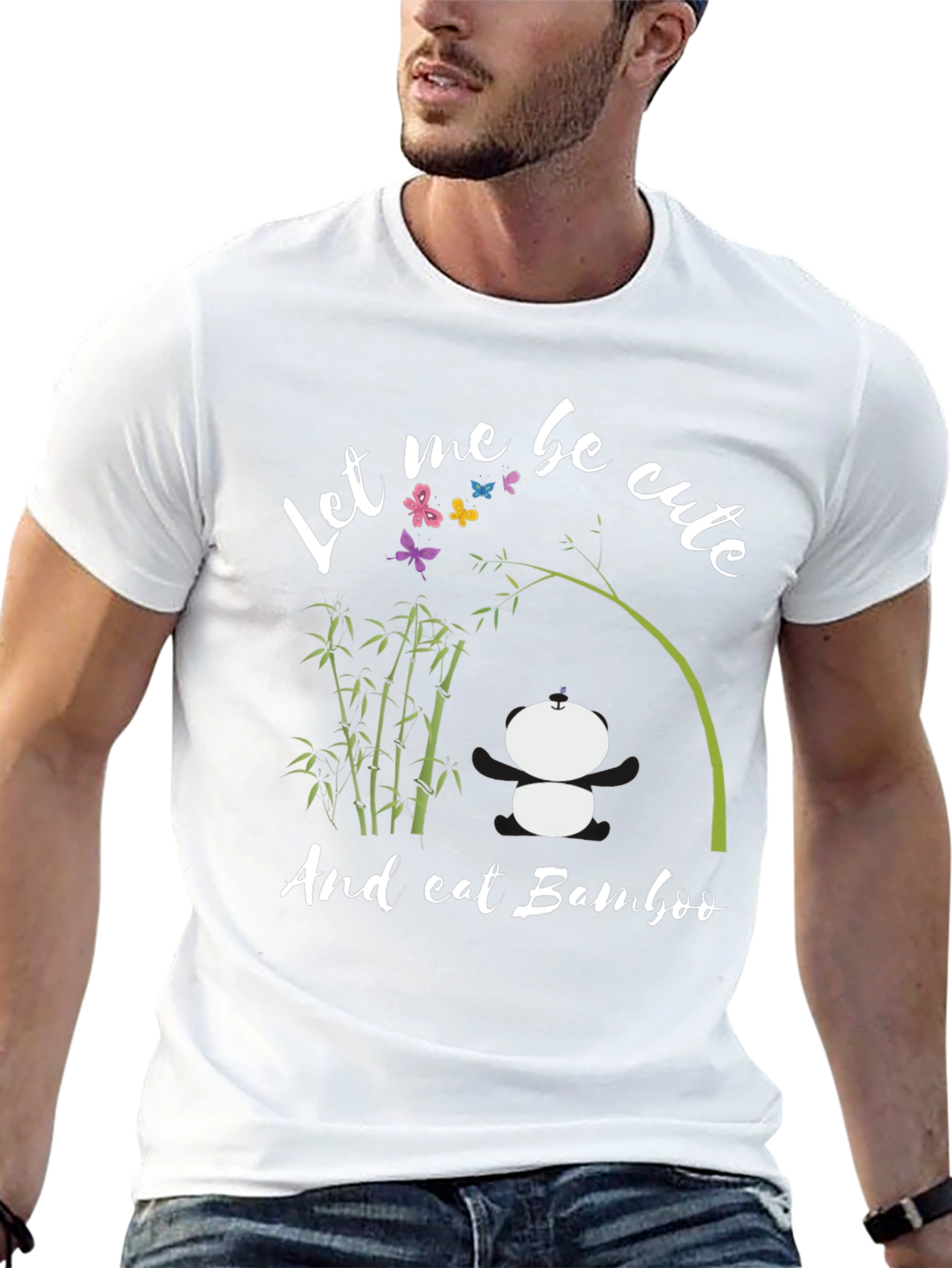 Cute Panda Bamboo T-Shirt