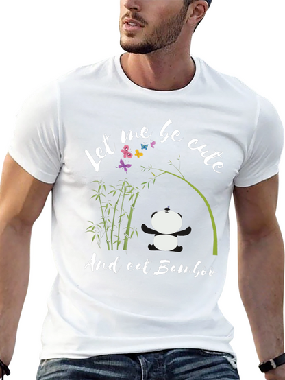 Cute Panda Bamboo T-Shirt