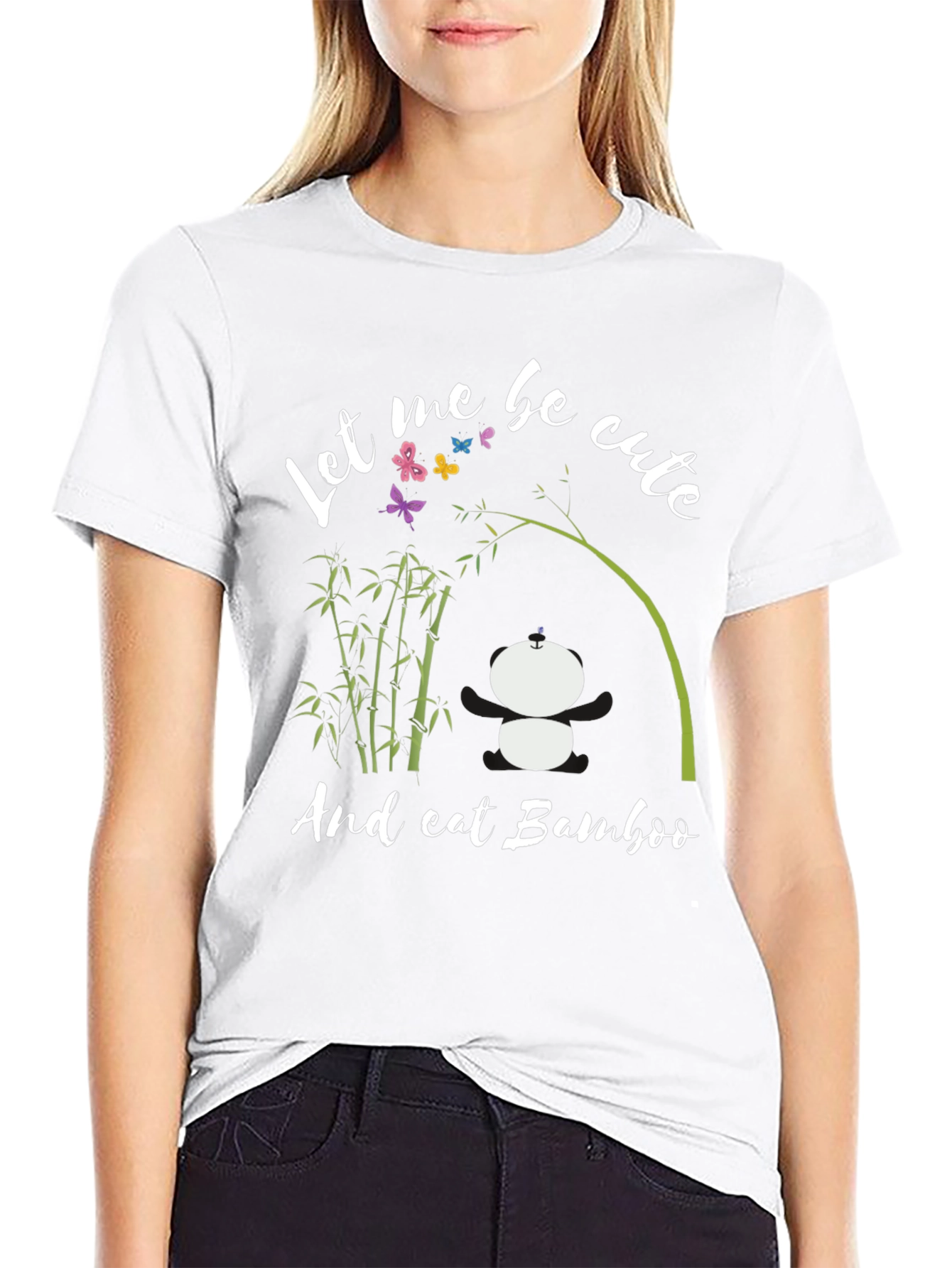 Cute Panda Bamboo T-Shirt