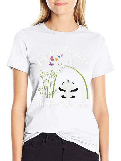 Cute Panda Bamboo T-Shirt