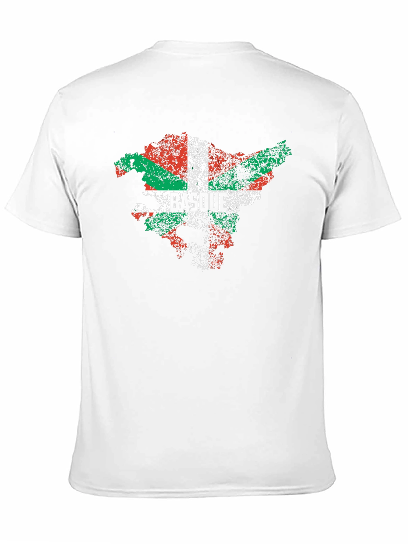 Basque Country Flag Distressed T-Shirt