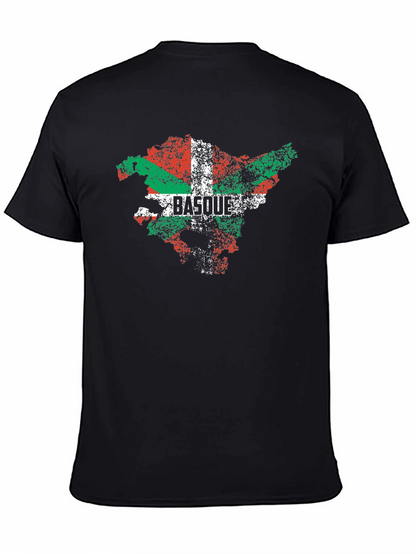 Basque Country Flag Distressed T-Shirt