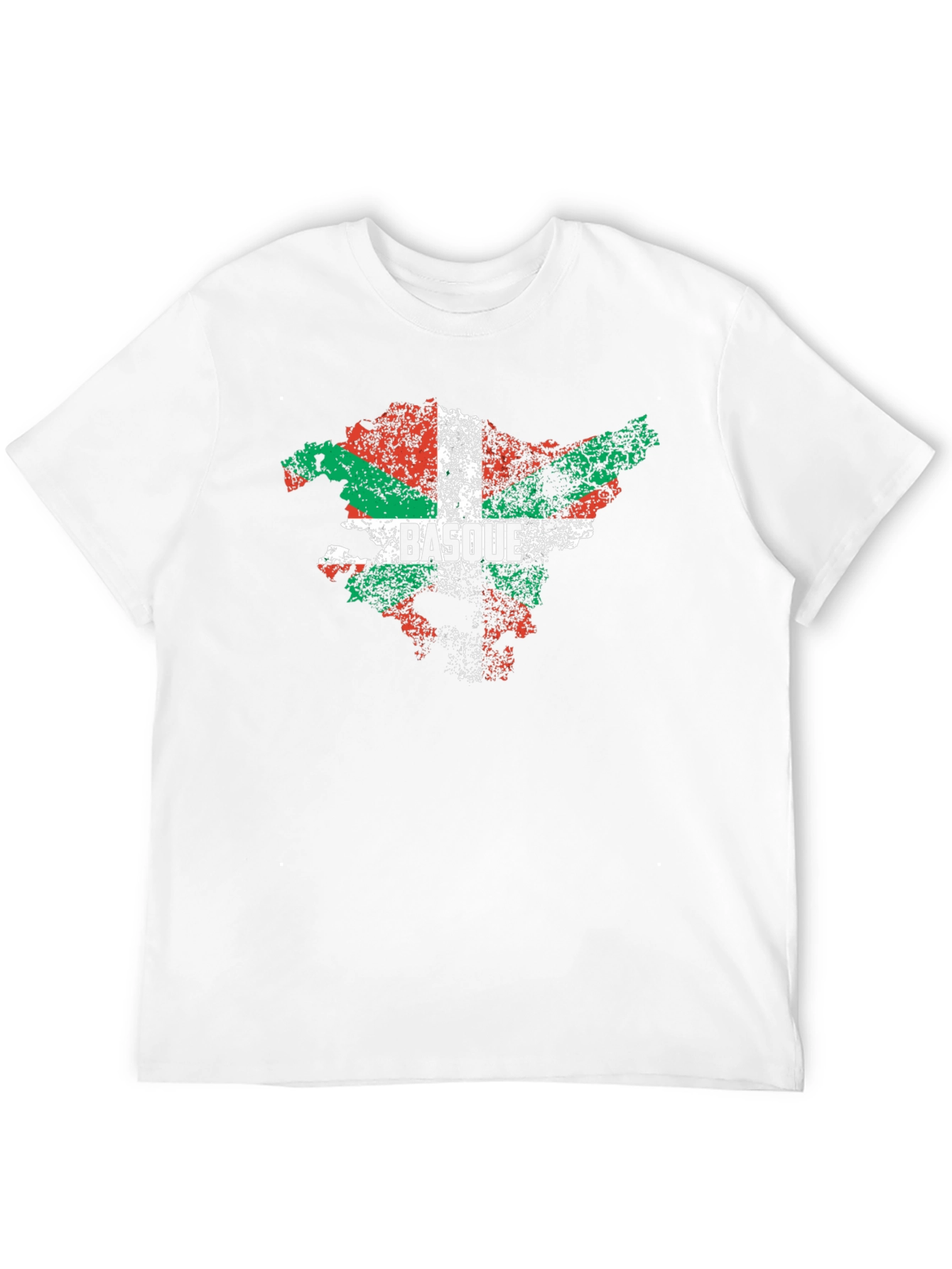 Basque Country Flag Distressed T-Shirt
