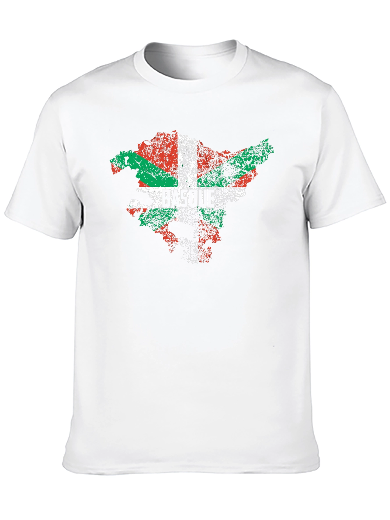 Basque Country Flag Distressed T-Shirt