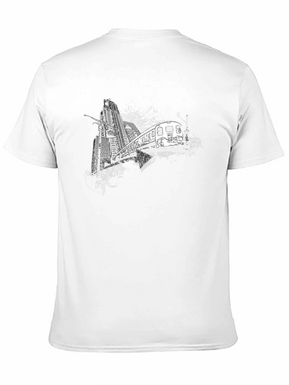 Urban Train Graphic Tee - Black