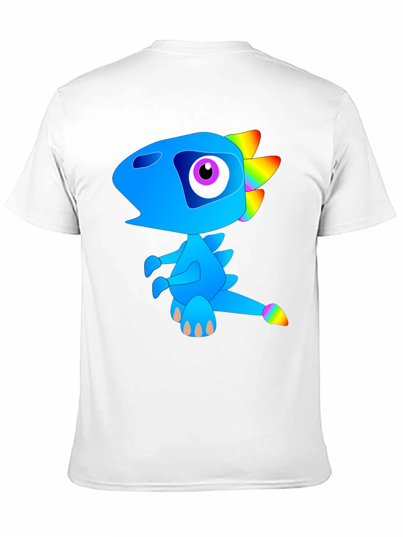 Funky Blue Dinosaur Graphic Tee