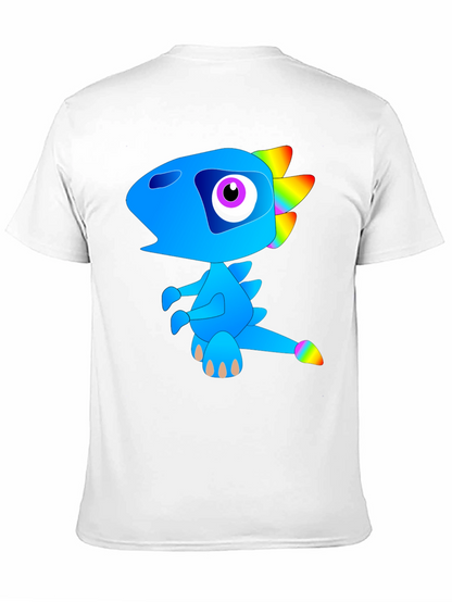 Funky Blue Dinosaur Graphic Tee