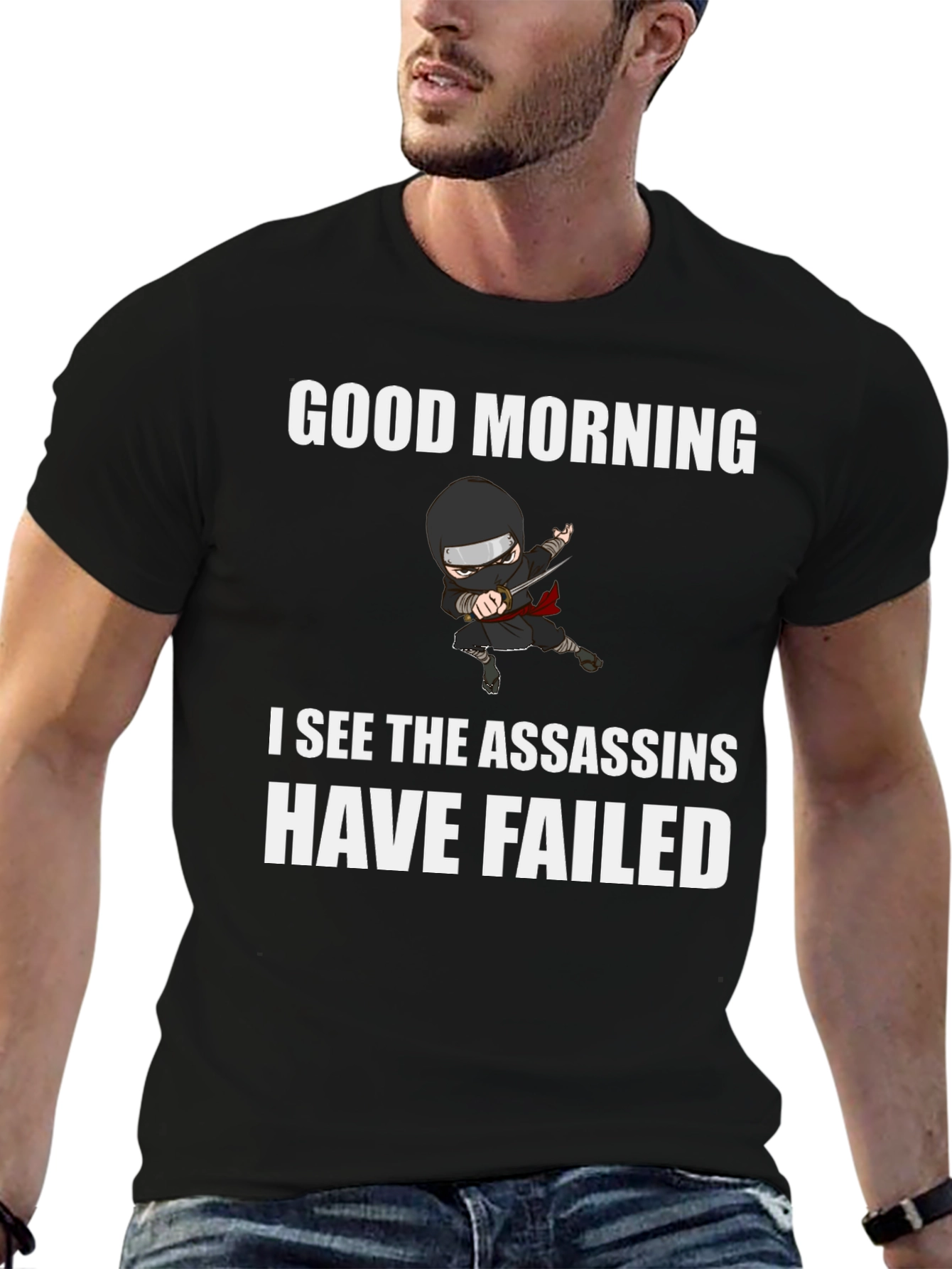 Good Morning Assassins Failed Graphic Tee