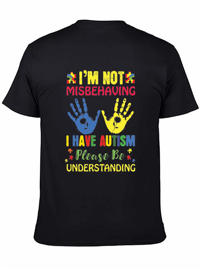 Autism Awareness T-Shirt - Im Not Misbehaving