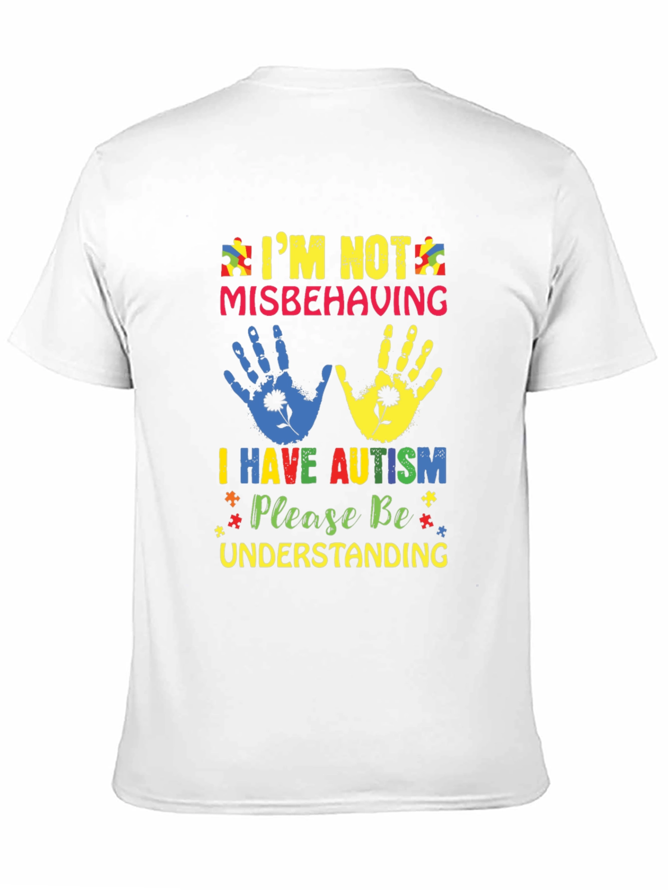 Autism Awareness T-Shirt - Im Not Misbehaving