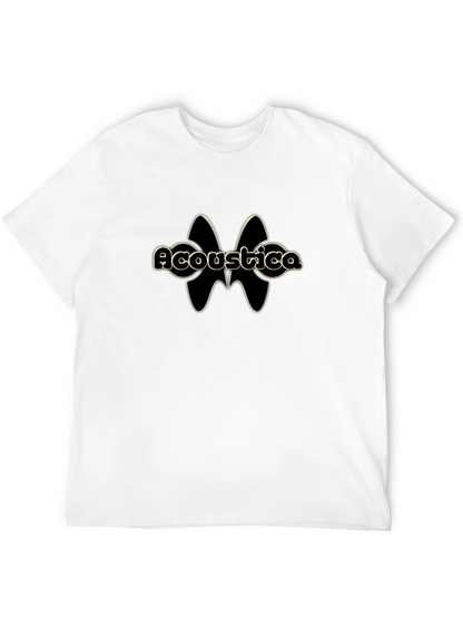 Acoustica Graphic Print Black T-Shirt