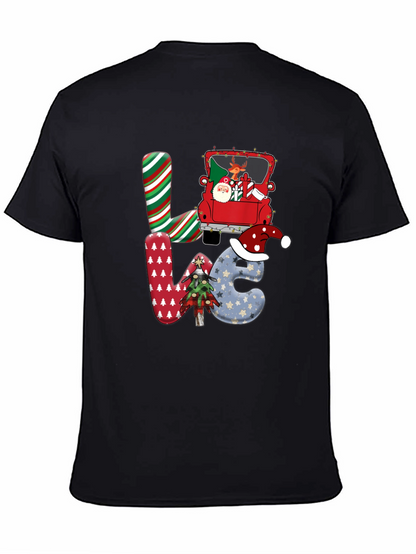Festive Christmas LOVE Graphic Tee