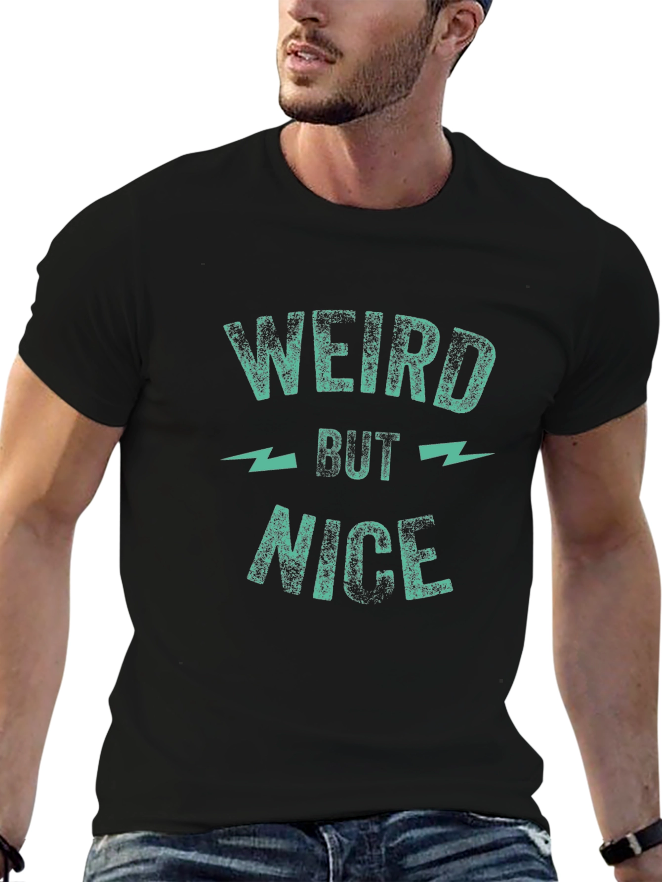 Weird But Nice Graphic Tee - Trendy Casual Shirt