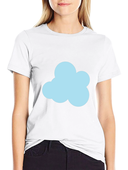 Cloud Graphic Black T-Shirt - Soft Cotton Blend
